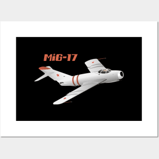 MiG-17 Soviet Jet Fighter Posters and Art